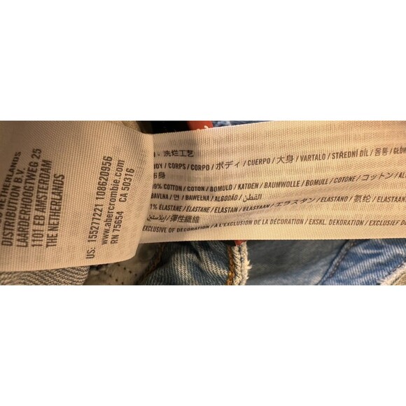 Abercrombie Fitch The Vintage Flare Jeans 35 LONG High Rise Curve Love NWT NEW - Picture 16 of 16